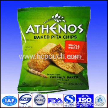 Heat Seal Aluminum Metalized Potato Chips Bag With Custom Logo Printed 